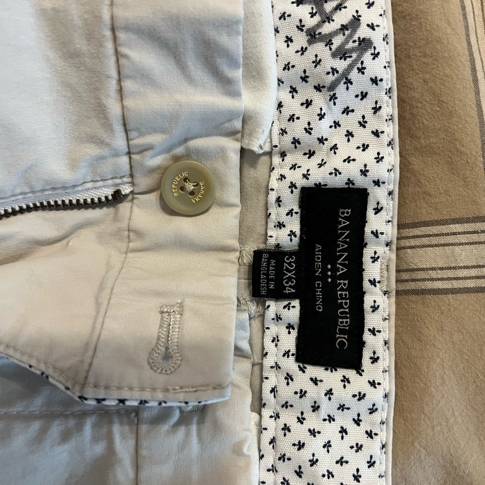 Banana Republic Light Khaki Chino Pants